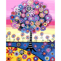 AS0211 Картина розмальовка Барвисте дерево ArtStory AS0211 Картина розмальовка Барвисте дерево ArtStory