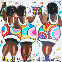 AS0227 Картина розмальовка Дівич-вечір (Без коробки) ArtStory AS0227 Картина розмальовка Дівич-вечір (Без коробки) ArtStory