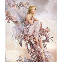 Набір вишивка алмазна ТМ Алмазна мозаїка Квіткова фея (DM-136, Без підрамника)