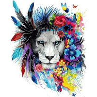 VP1016 Картина за номерами Чарівний лев Babylon