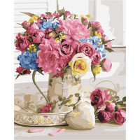 AS0335 Забарвлення за цифрами Святковий букет ArtStory