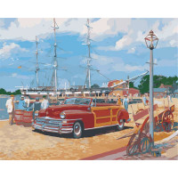 AS0365 Розмальовка за цифрами Портове містечко ArtStory AS0365 Розмальовка за цифрами Портове містечко ArtStory