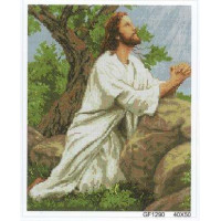 Алмазна живопис Алмазна мозаїка Молитва Ісуса (DGF016, Без підрамника)