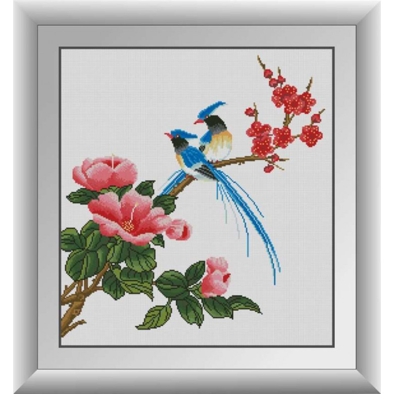 Набір вишивка алмазна Dream Art Райські птахи (DA-30877, Без підрамника)