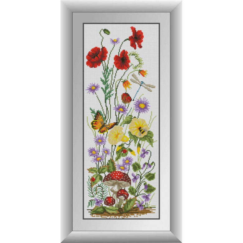 Алмазна мозаїка Dream Art Польові квіти (панель) (DA-31002, Без підрамника)