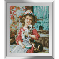 Алмазна вишивка Dream Art Найкращі друзі (DA-31204, Без підрамника)