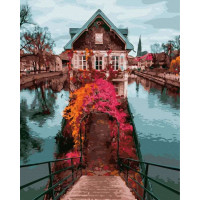 BK-GX39807 Картина за номерами Гарна хатинкаRainbow Art