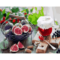 SR-VA-3009 Картина за номерами Натюрморт з інжиромStrateg SR-VA-3009 Картина за номерами Натюрморт з інжиромStrateg