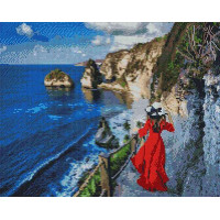 Алмазна техніка ColorArt Прогулянка біля моря (CLR-SP087, Без підрамника)