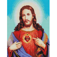 Набір алмазної мозаїки ColorArt Ісус (CLR-ST427, Без підрамника)