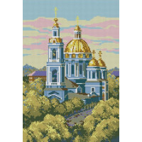 Мозаїка алмазна Dream Art Церква на заході сонця (30 х 44 см) (DA-31604, Без підрамника)