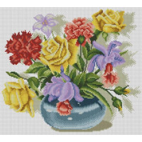 Набір алмазної вишивки Dream Art Красивий букет (37 х 41 см) (DA-31800, Без підрамника) Набір алмазної вишивки Dream Art Красивий букет (37 х 41 см) (DA-31800, Без підрамника)
