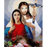 SR-SY6657 Картина за номерами Пара СвятихStrateg SR-SY6657 Картина за номерами Пара СвятихStrateg