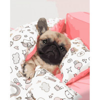 SR-B-GS1224 Картини за номерами Мопсик в ліжкуStrateg SR-B-GS1224 Картини за номерами Мопсик в ліжкуStrateg