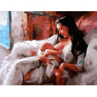 SW048 Картина за номерами Годування Babylon