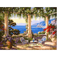 VP010 Картина за номерами Сад біля моря Babylon