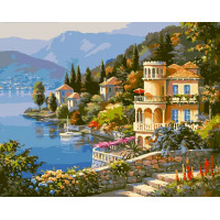 VP019 Малювання номерів Квітуче узбережжя Babylon