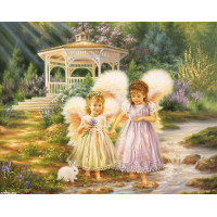 VP386 Картина за номерами Маленькі ангели Babylon