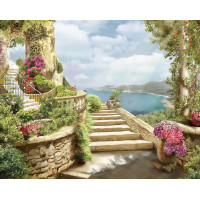 Алмазна вишивкаТМ Алмазна мозаїка Біля морського берега (DM-088, Без підрамника)