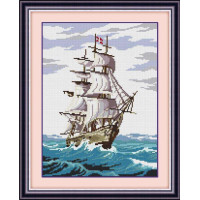 Алмазна техніка Dream Art На хвилях (повна зашивка, квадратне каміння) (DA-30100, Без підрамника)