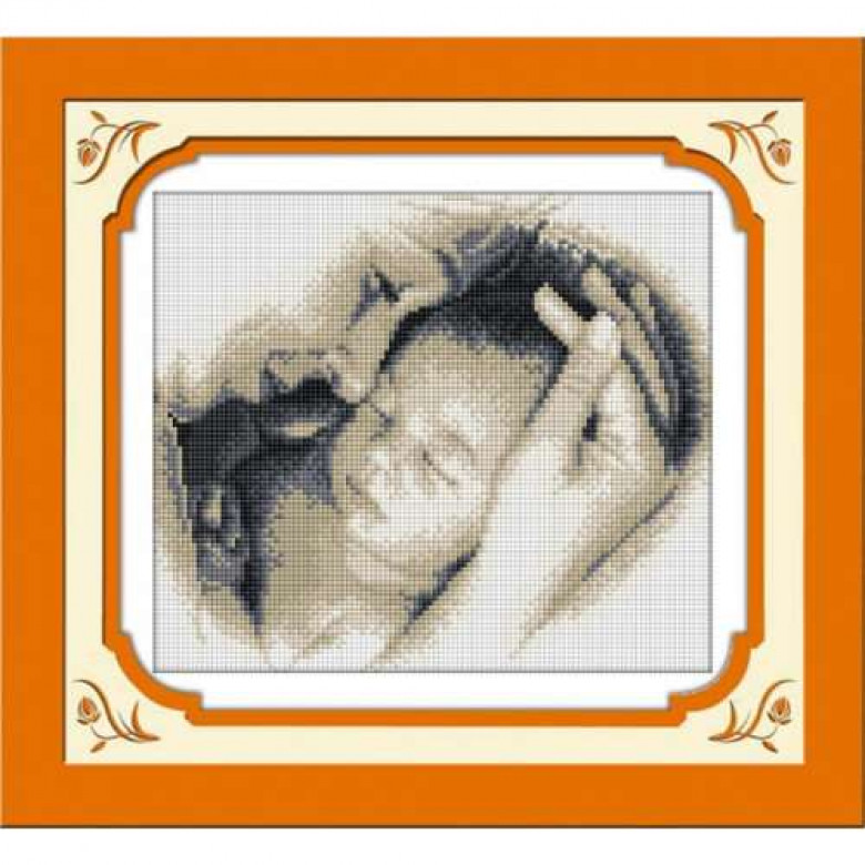 Алмазна вишивка Dream Art Материнська любов (повна зашивка, квадратне каміння) (DA-30241, Без підрамника)