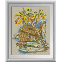 Картина алмазна вишивка Dream Art Улов (квадратні камені, повна зашивка) (DA-30493, Без підрамника)