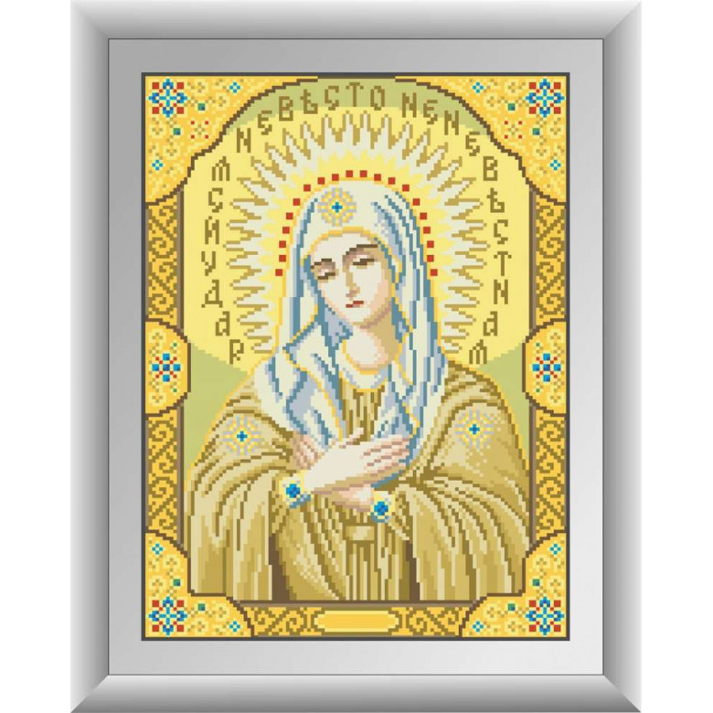 Алмазна мозаїка Dream Art Ікона Божої Матері Розчулення (квадратні камені, повна зашивка) (DA-30530, Без підрамника)