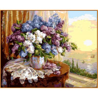 NB331R Картині за номерами Сирень на вікніBabylon NB331R Картині за номерами Сирень на вікніBabylon