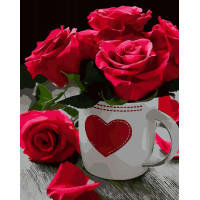 AS0020 Картина за номерами Рожеве серце ArtStory AS0020 Картина за номерами Рожеве серце ArtStory