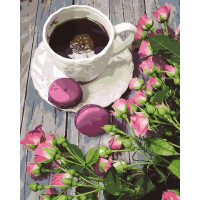 AS0129 Картина розмальовка Кава з макарунами ArtStory AS0129 Картина розмальовка Кава з макарунами ArtStory