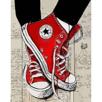 AS0133 Картина розмальовка Улюблені кеди ArtStory AS0133 Картина розмальовка Улюблені кеди ArtStory