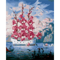 AS0154 Картина розмальовка Квіткові вітрила ArtStory AS0154 Картина розмальовка Квіткові вітрила ArtStory
