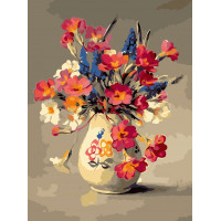 AS0215 Картина за номерами Квіти з палісадника ArtStory AS0215 Картина за номерами Квіти з палісадника ArtStory
