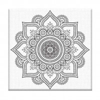 AR07 Картина розмальовка Мандала щастя (Без коробки) ArtStory AR07 Картина розмальовка Мандала щастя (Без коробки) ArtStory