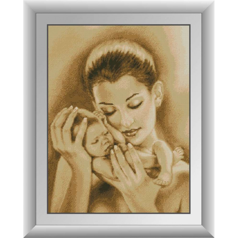 Картина алмазна вишивка Dream Art Материнська ніжність (DA-30637, Без підрамника)