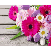 AS0250 Малювання за цифрами Яскраві гербери ArtStory AS0250 Малювання за цифрами Яскраві гербери ArtStory