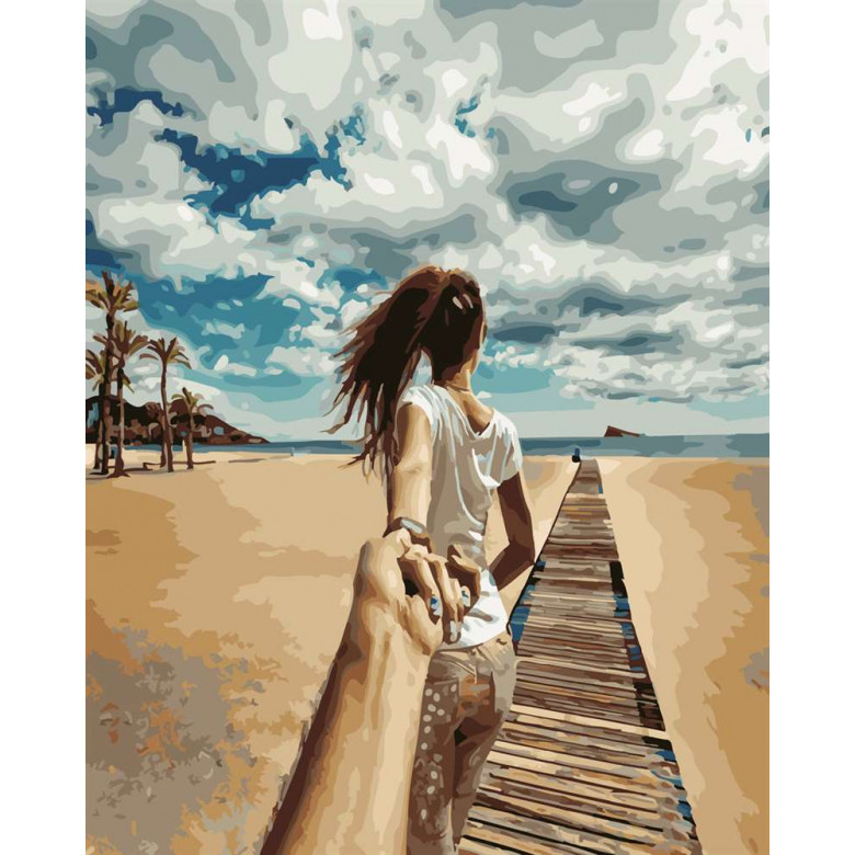 BK-GX24421 Картина розмальовка Іди за мною Кариби (Без коробки)