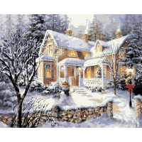 AS0379 Забарвлення за цифрами Снігова пора ArtStory AS0379 Забарвлення за цифрами Снігова пора ArtStory