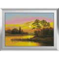 Алмазний живопис Dream Art Захід сонця над озером (DA-31155, Без підрамника)