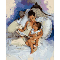VP1414 Картина за номерами Читаючи казки на ніч Babylon