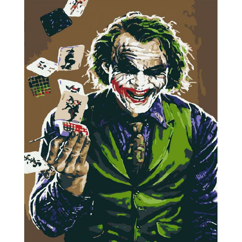 RB-0133 Картина за номерами Жарт Джокера Riviera Blanca