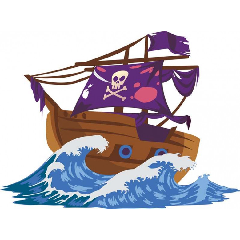 ASK044 Картина за номерами Піратський корабель ArtStory