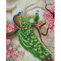 Картина алмазна вишивка ColorArt Паві (CLR-SP019, Без підрамника)