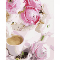 SR-B-VA-3772 Розмальовка за цифрами Ранкова каваStrateg SR-B-VA-3772 Розмальовка за цифрами Ранкова каваStrateg