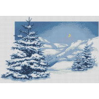 Алмазна картина Dream Art Засніжені ялинки (57 х 82 см) (DA-31487, Без підрамника)