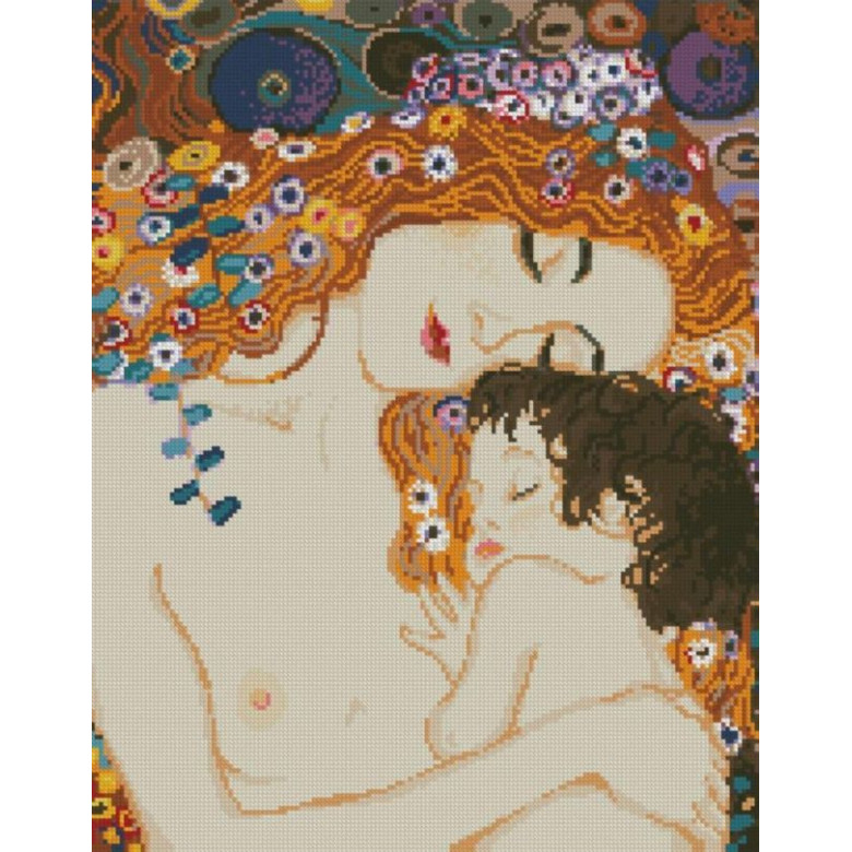 Алмазна картина Dream Art Мати та дитина. Клімт (40 х 51 см) (DA-31597, Без підрамника)