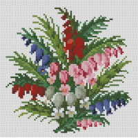 Алмазна вишивка Dream Art Букетик дзвіночків (22 х 22 см) (DA-31620, Без підрамника)