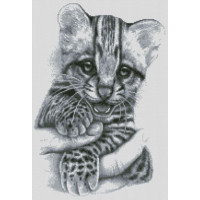 Картина стразами Dream Art Бенгальське кошеня (37 х 51 см) (DA-31673, Без підрамника) Картина стразами Dream Art Бенгальське кошеня (37 х 51 см) (DA-31673, Без підрамника)