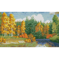 Картина алмазами Dream Art Золота осінь (38 х 61 см) (DA-31855, Без підрамника)