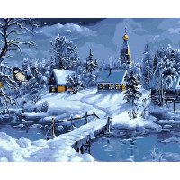 BK-GX39708 Живопис по номерам ЗимаRaskraski